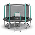 Trampoline with safety enclosure net and sturdy steel frame 300 x 300 x 100cm